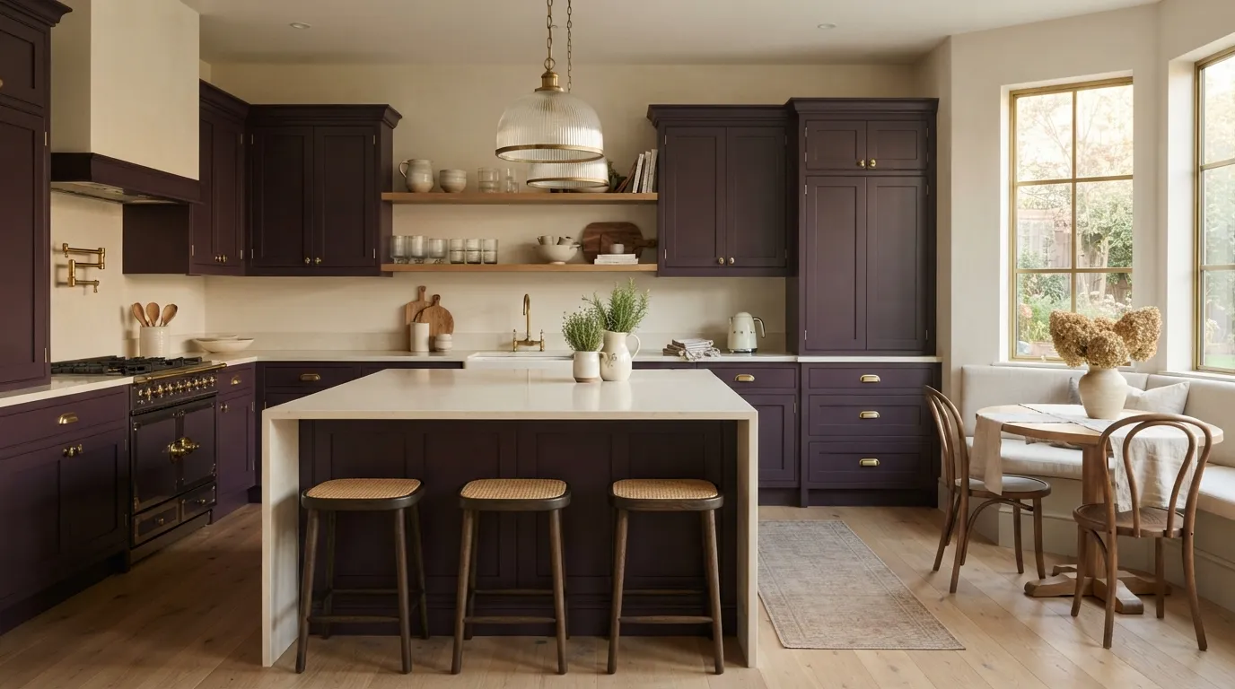 Aubergine Kitchen Ideas