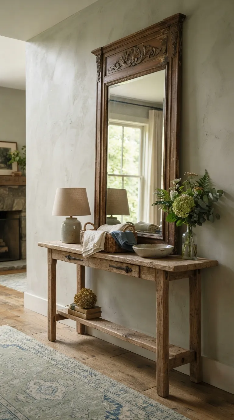 best cottagecore wall decor ideas Antique Mirror