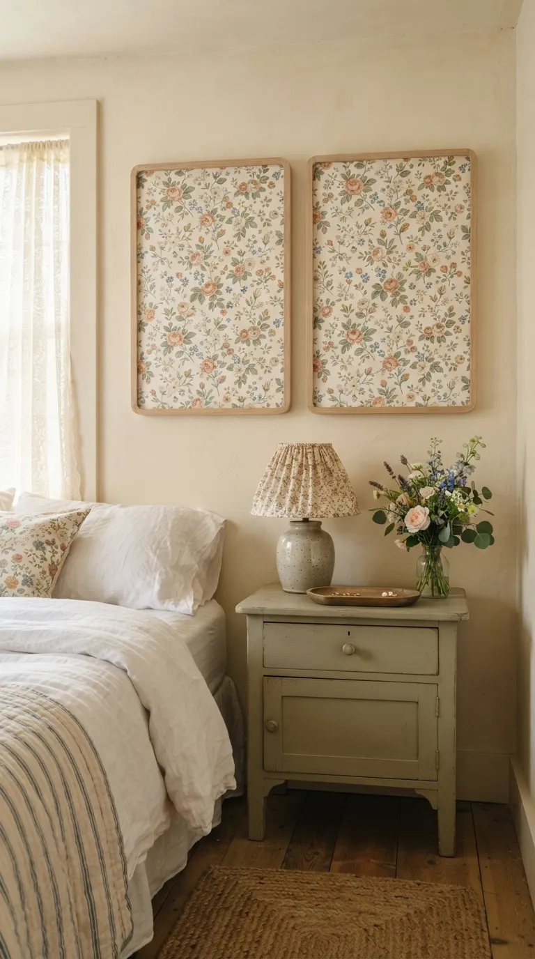 best cottagecore wall decor ideas Floral Wallpaper Panels