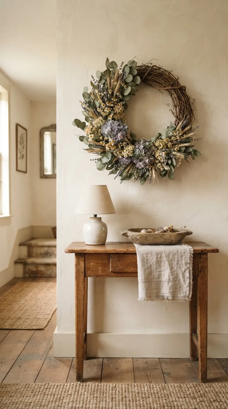 best cottagecore wall decor ideas Floral Wreath