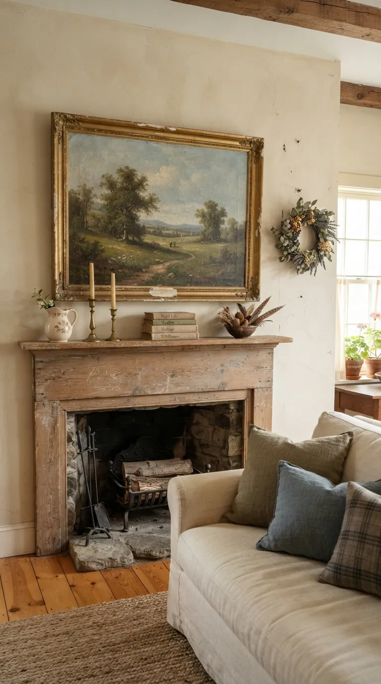 best cottagecore wall decor ideas Vintage Landscape Art