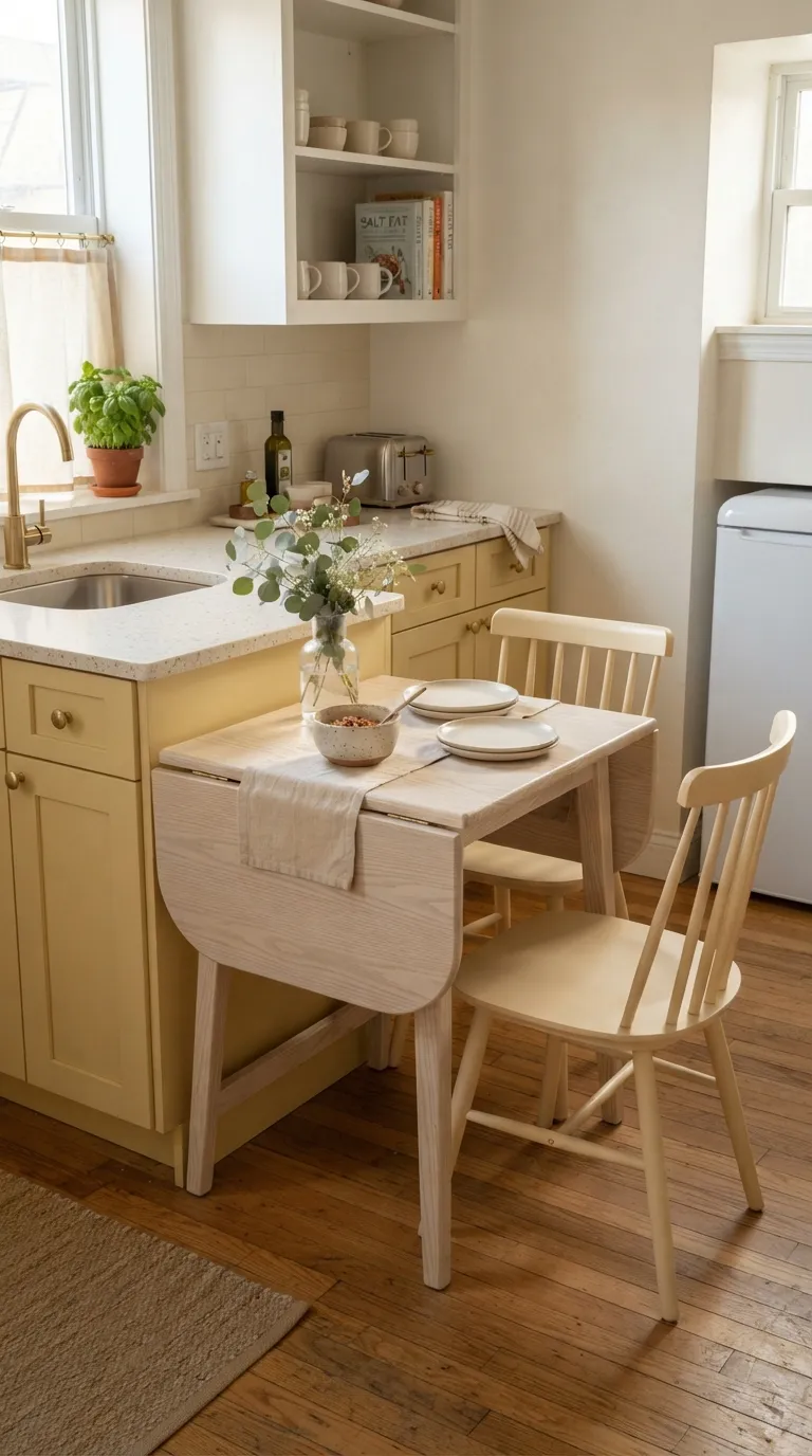 best furniture for small apartments Drop-Leaf Kitchen Table