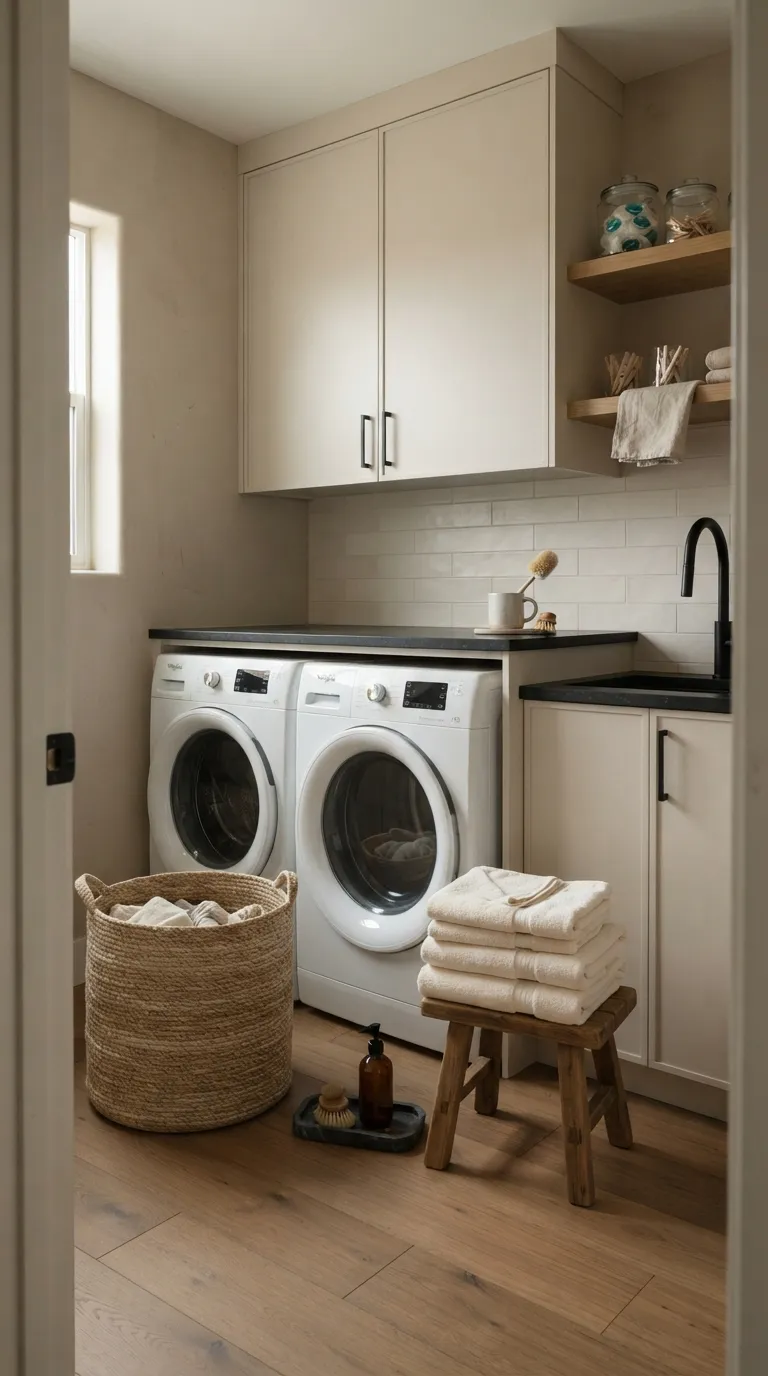 best paint colors for laundry rooms Light Mushroom