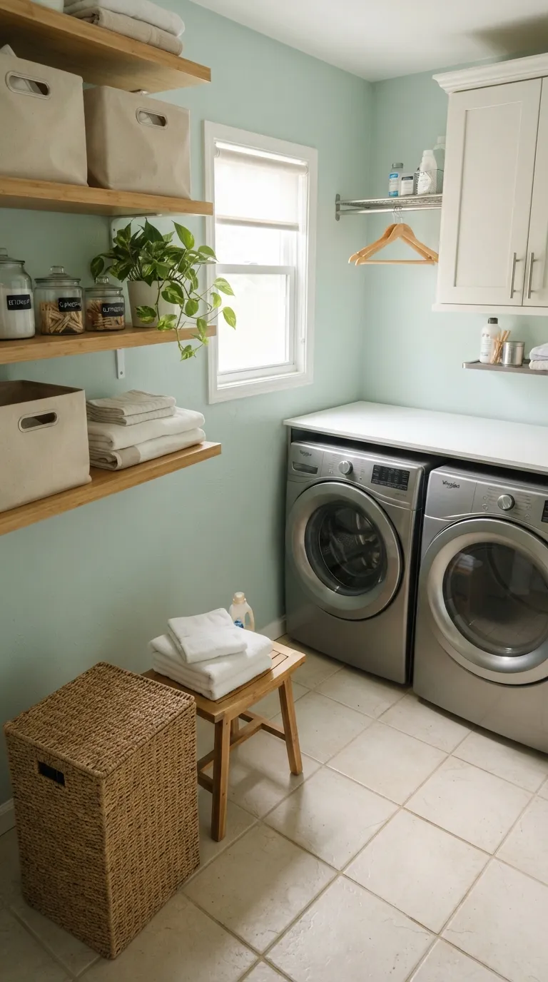 best paint colors for laundry rooms Pale Mint