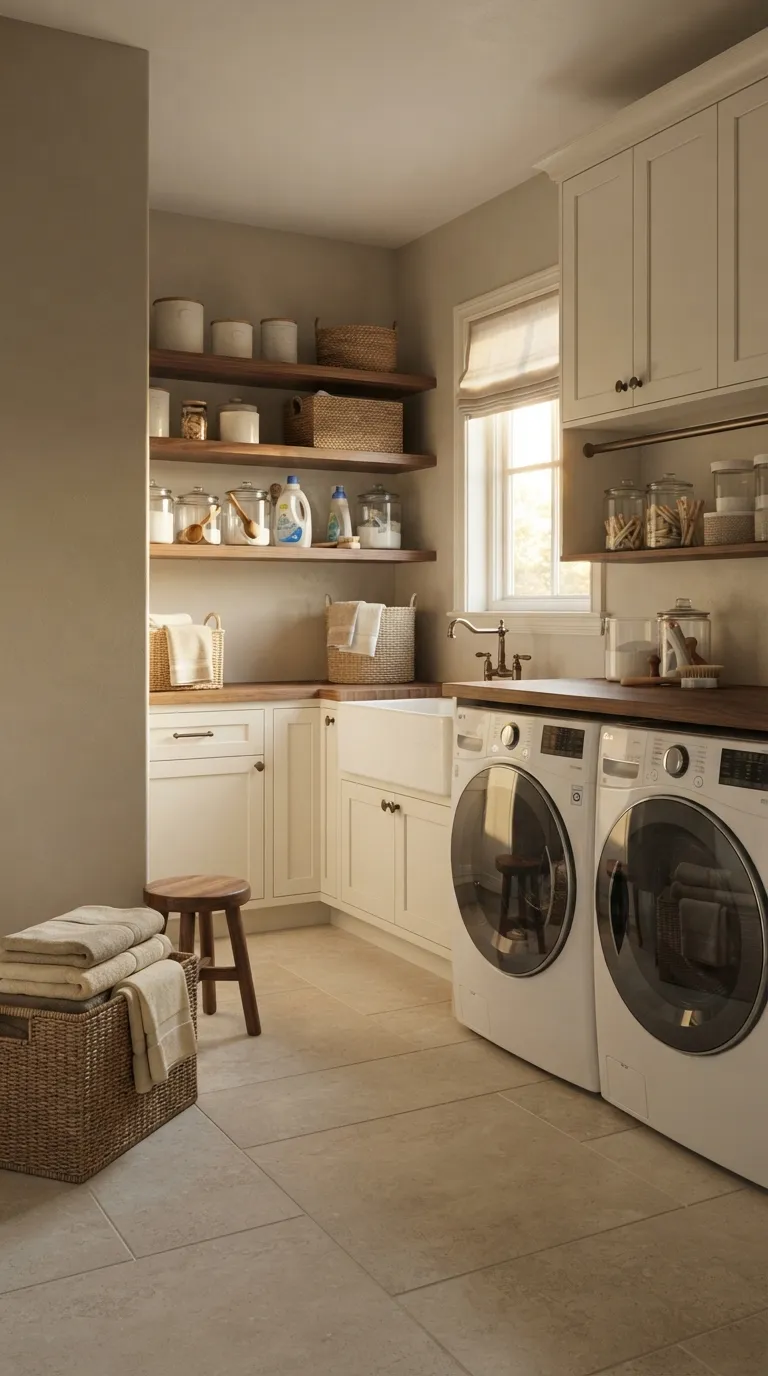 best paint colors for laundry rooms Warm Greige
