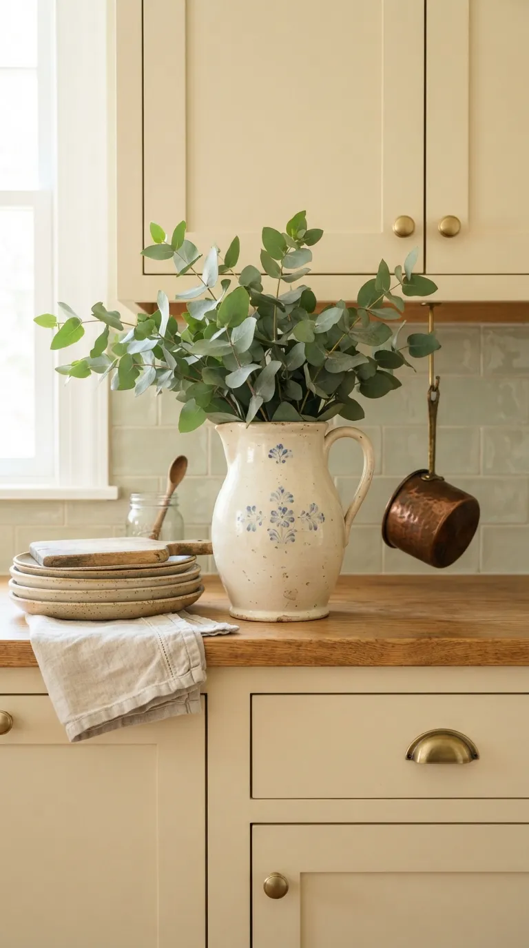 best thrifted vintage home decor ideas Antique Ceramic Pitcher