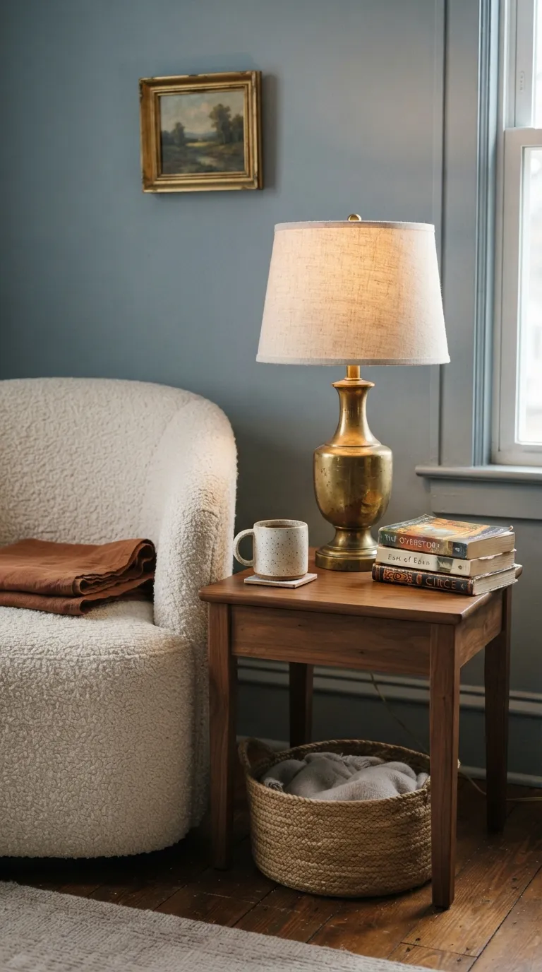 best thrifted vintage home decor ideas Brass Table Lamp