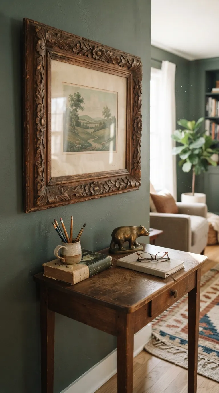 best thrifted vintage home decor ideas Carved Wood Frames