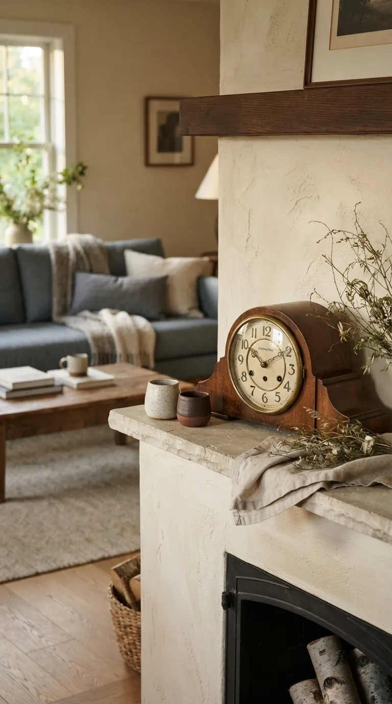 best thrifted vintage home decor ideas Vintage Mantel Clock