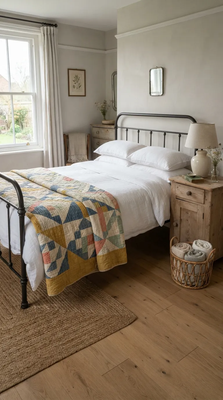 best thrifted vintage home decor ideas Vintage Quilted Throws