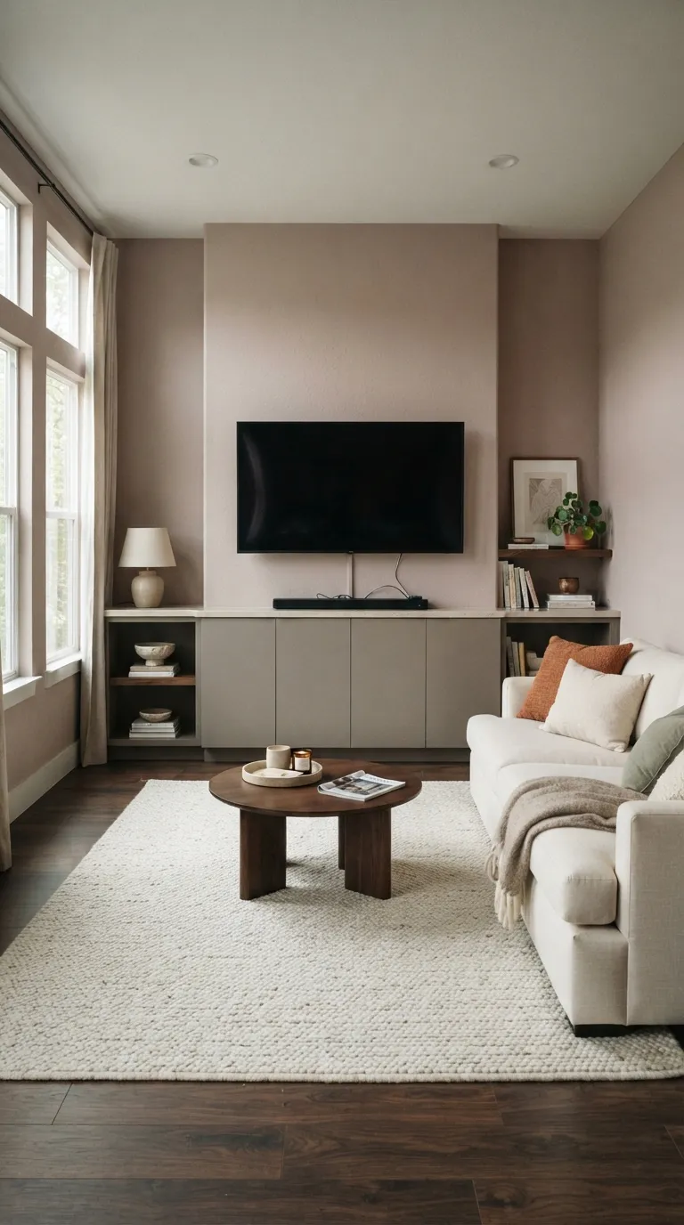best tv stand ideas for apartments Built-In Look
