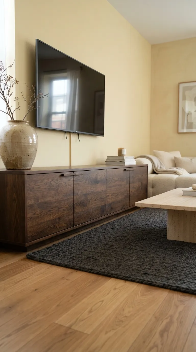 best tv stand ideas for apartments Low Profile Cabinet