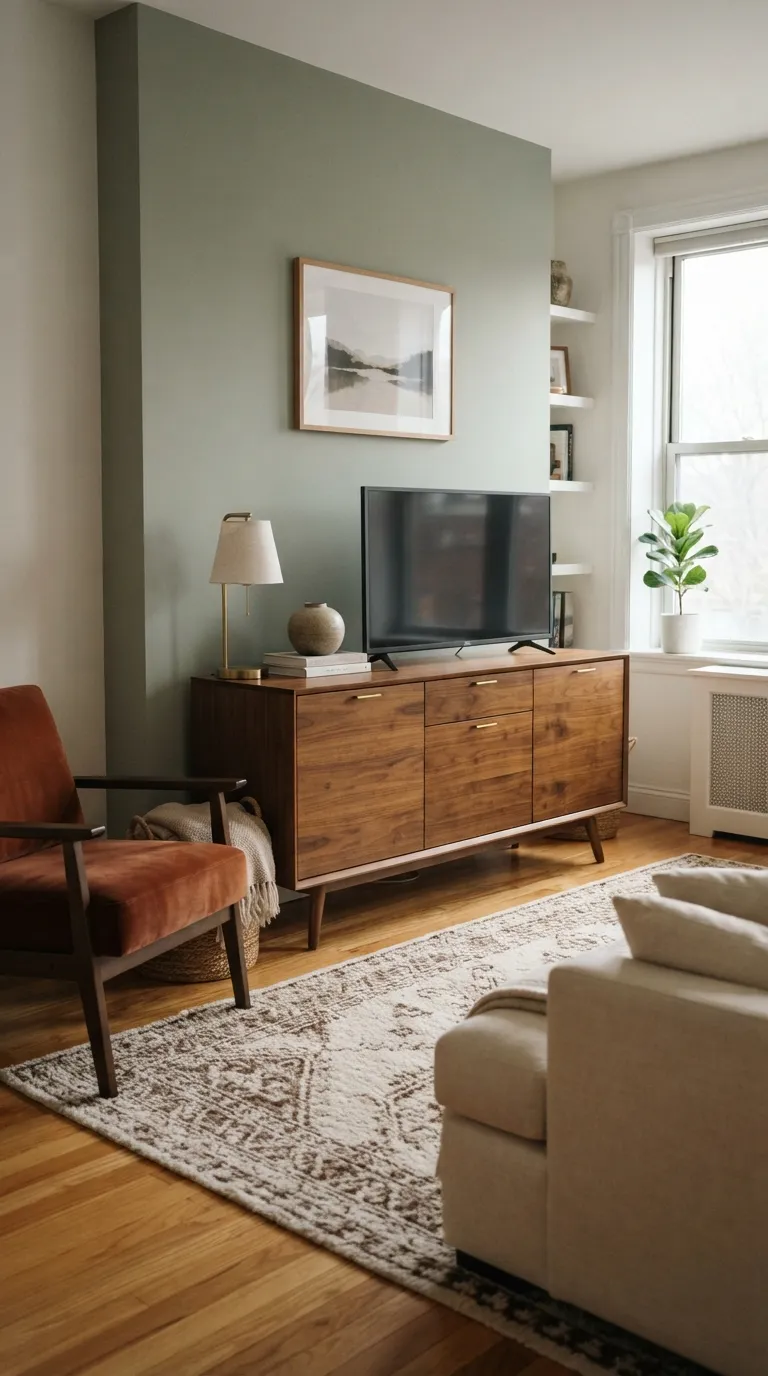 best tv stand ideas for apartments Mid-Century Console