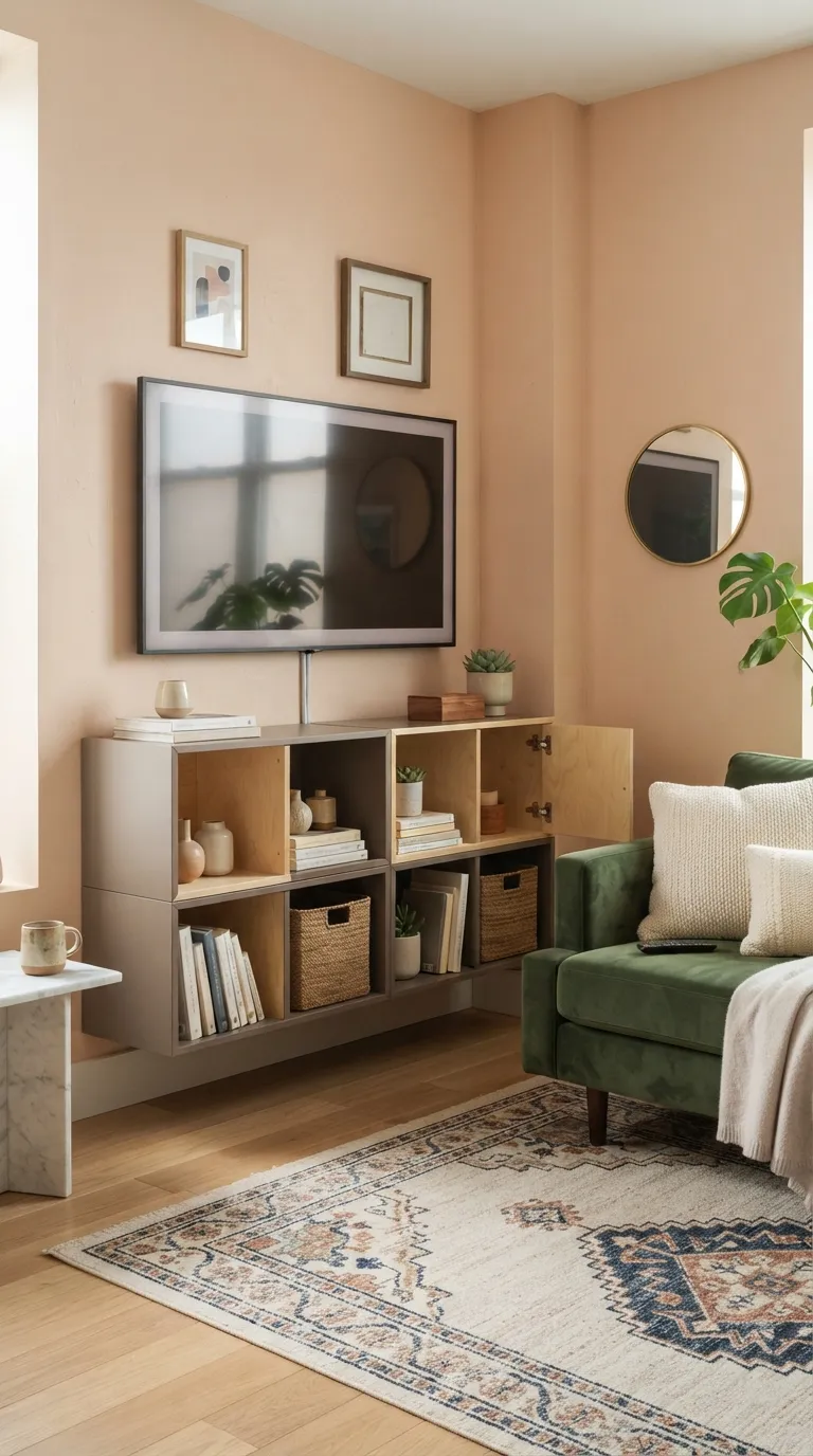 best tv stand ideas for apartments Modular Cube Storage
