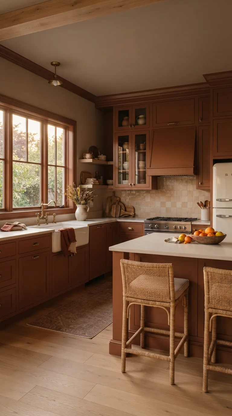 Color Drenching Kitchen Create a Two-Tone Color Drench
