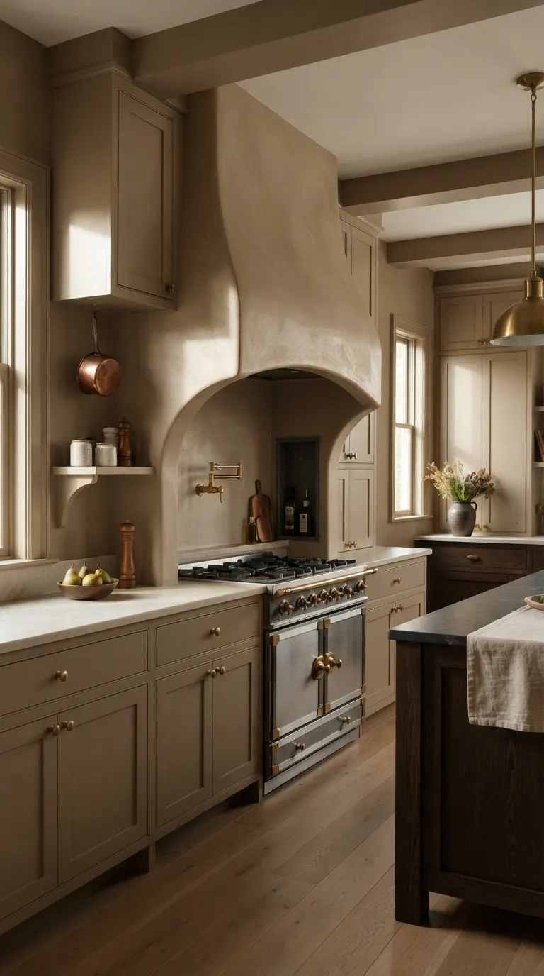 Color Drenching Kitchen Paint the Range Hood to Match
