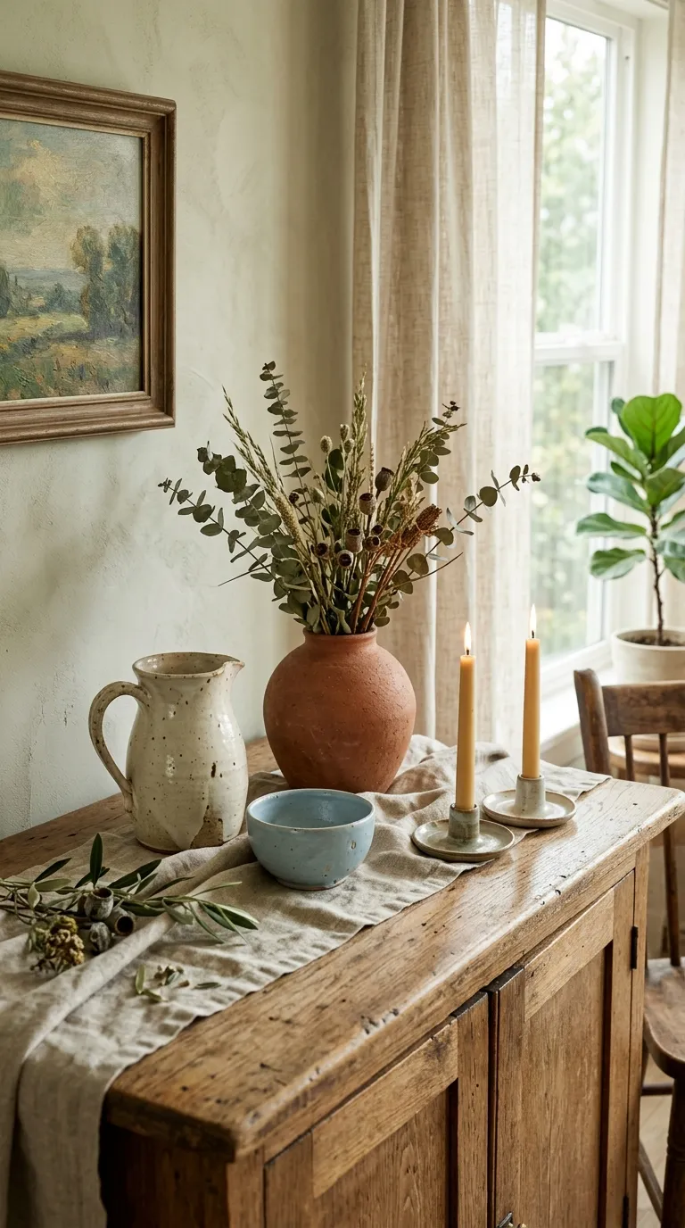 cottagecore apartment decor ideas Handmade Ceramic Pieces