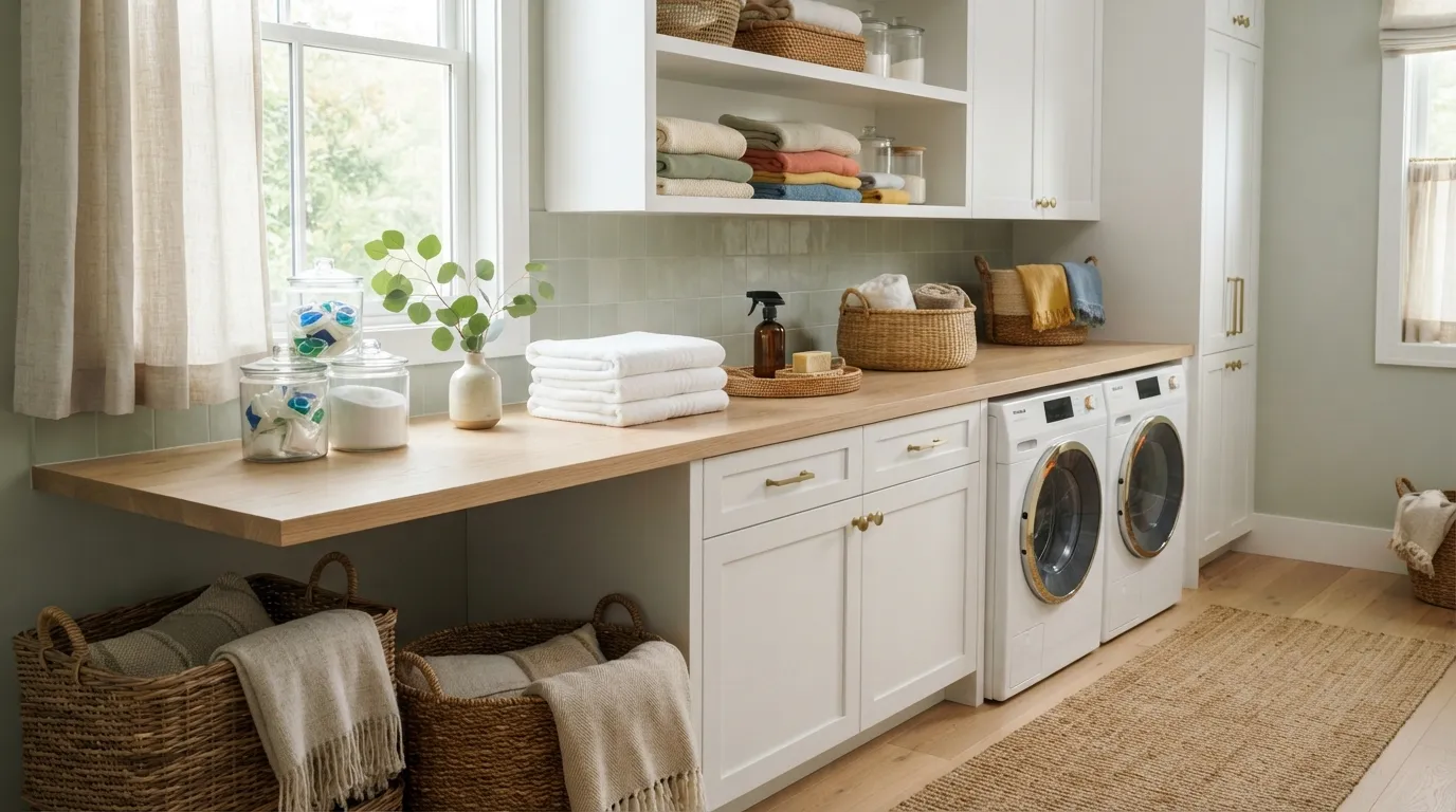 DIY laundry room countertop ideas