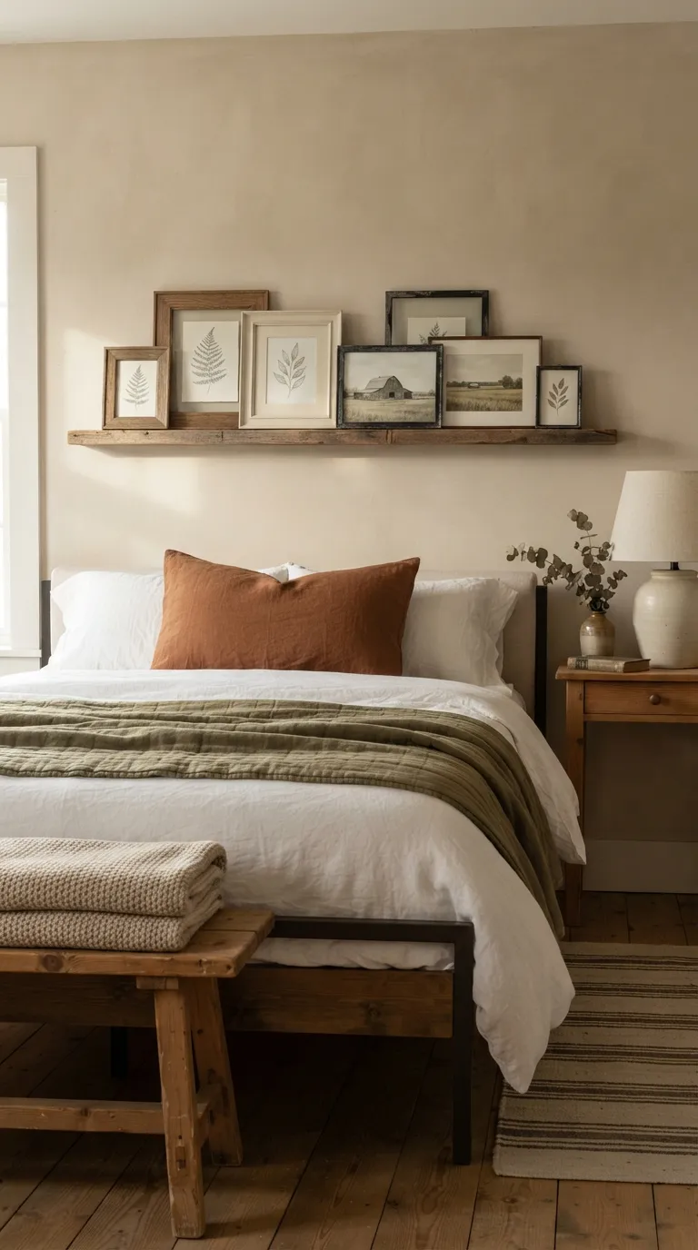 farmhouse guest room decorating ideas Rustic Picture Frames