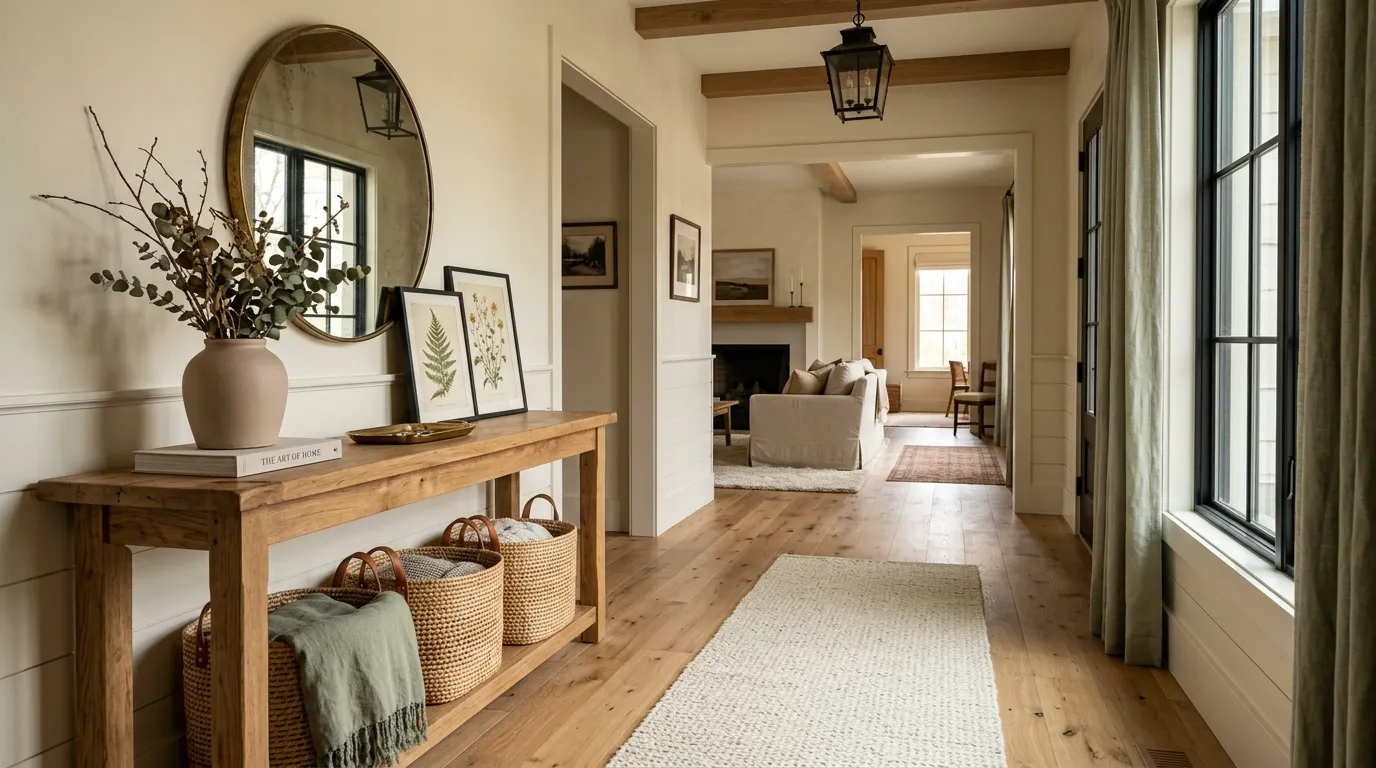farmhouse hallway decor ideas