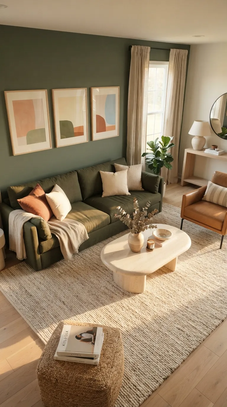 free printable wall art living room Add Soft Color Blocks