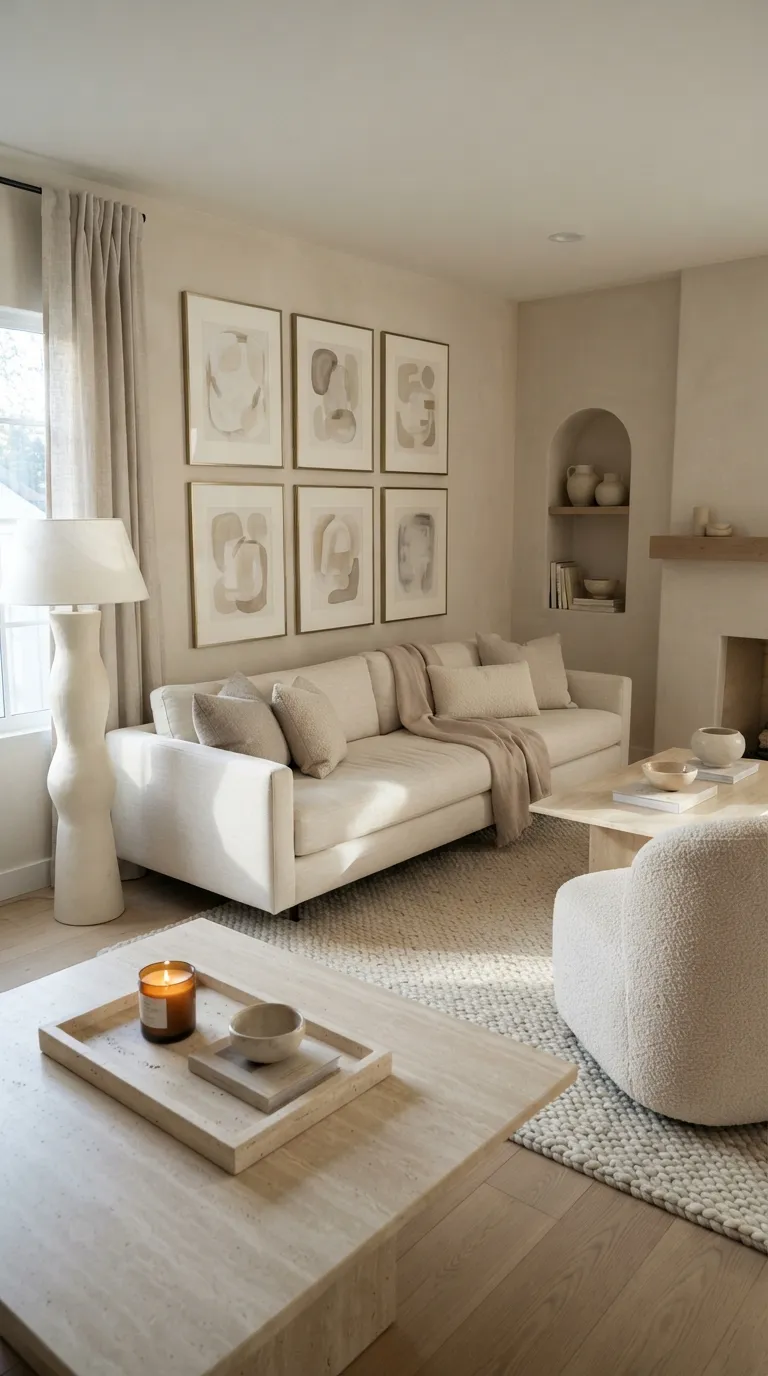 free printable wall art living room Create a Quiet Neutral Set