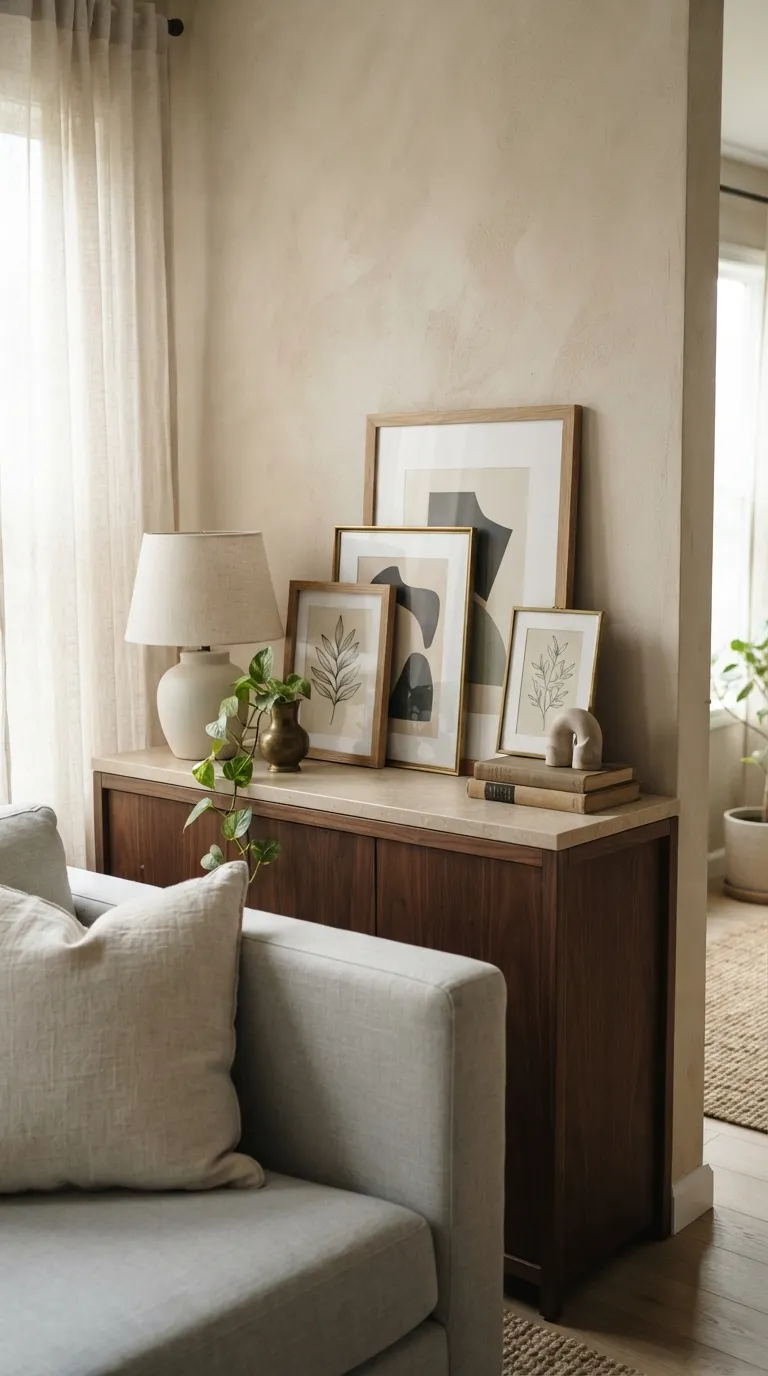 free printable wall art living room Layer Art on a Console