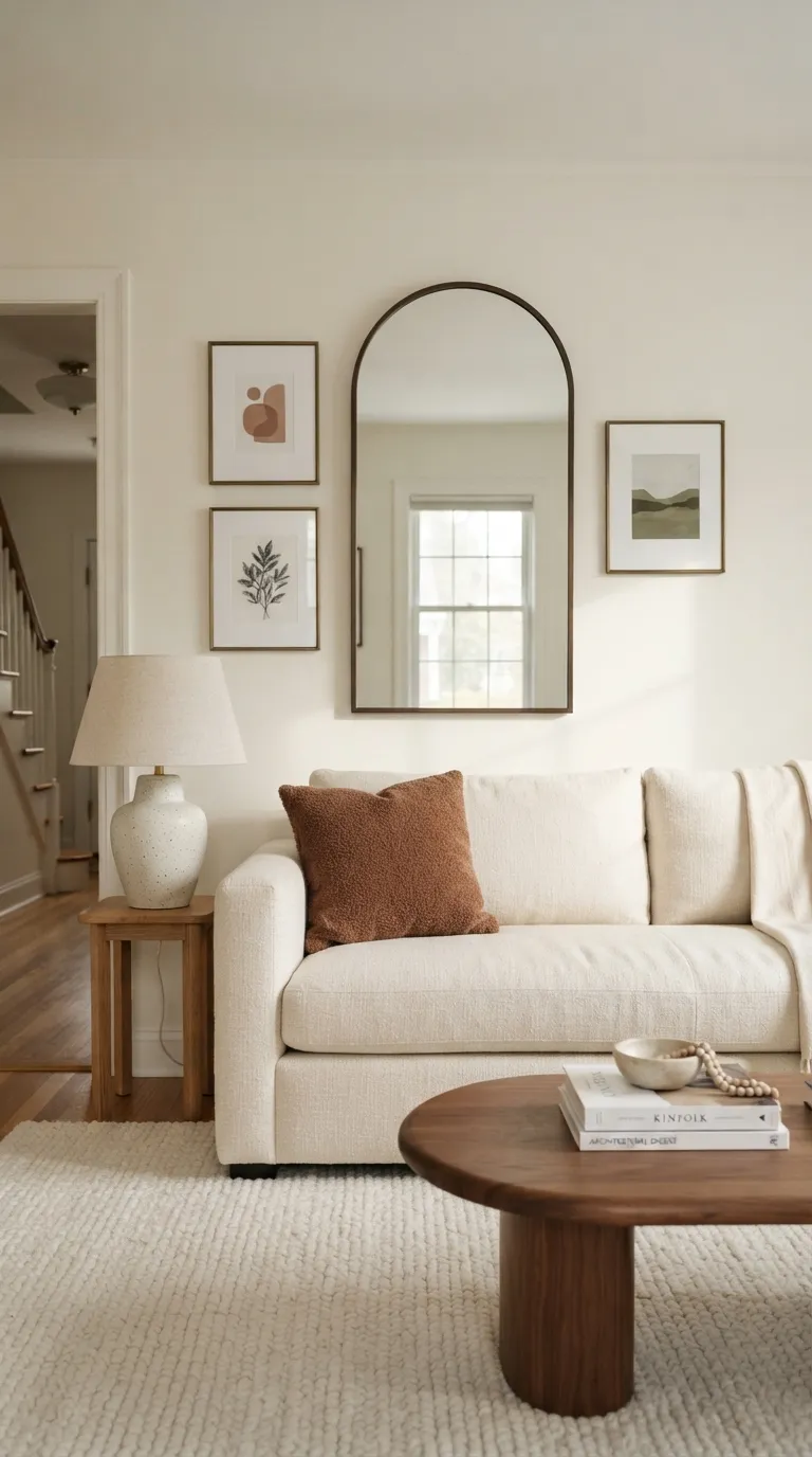 free printable wall art living room Mix Prints With Mirrors