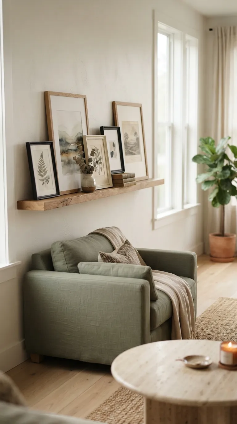 free printable wall art living room Style a Picture Ledge