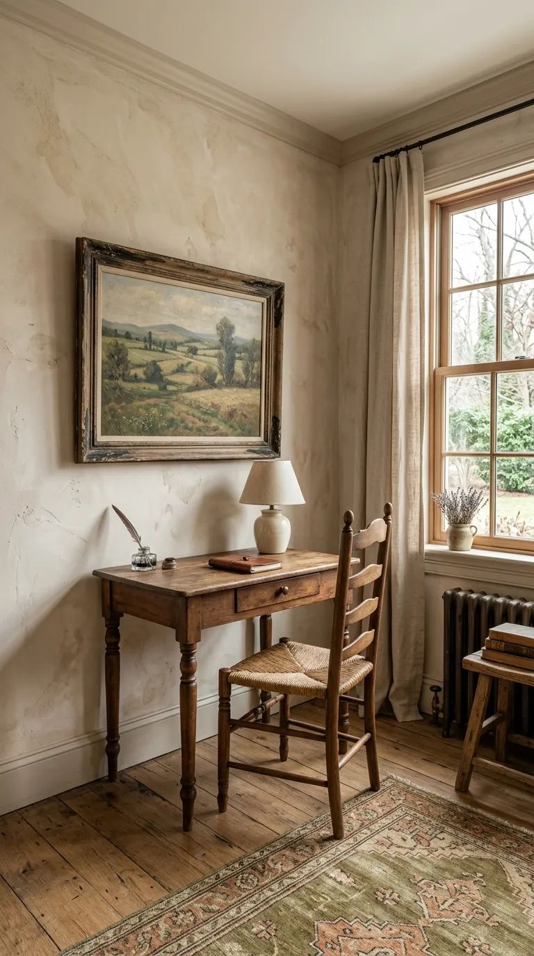 French country vintage decor ideas Soft Plaster Walls