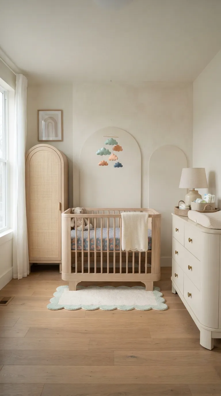 gender neutral nursery decor ideas Arched Furniture Shapes