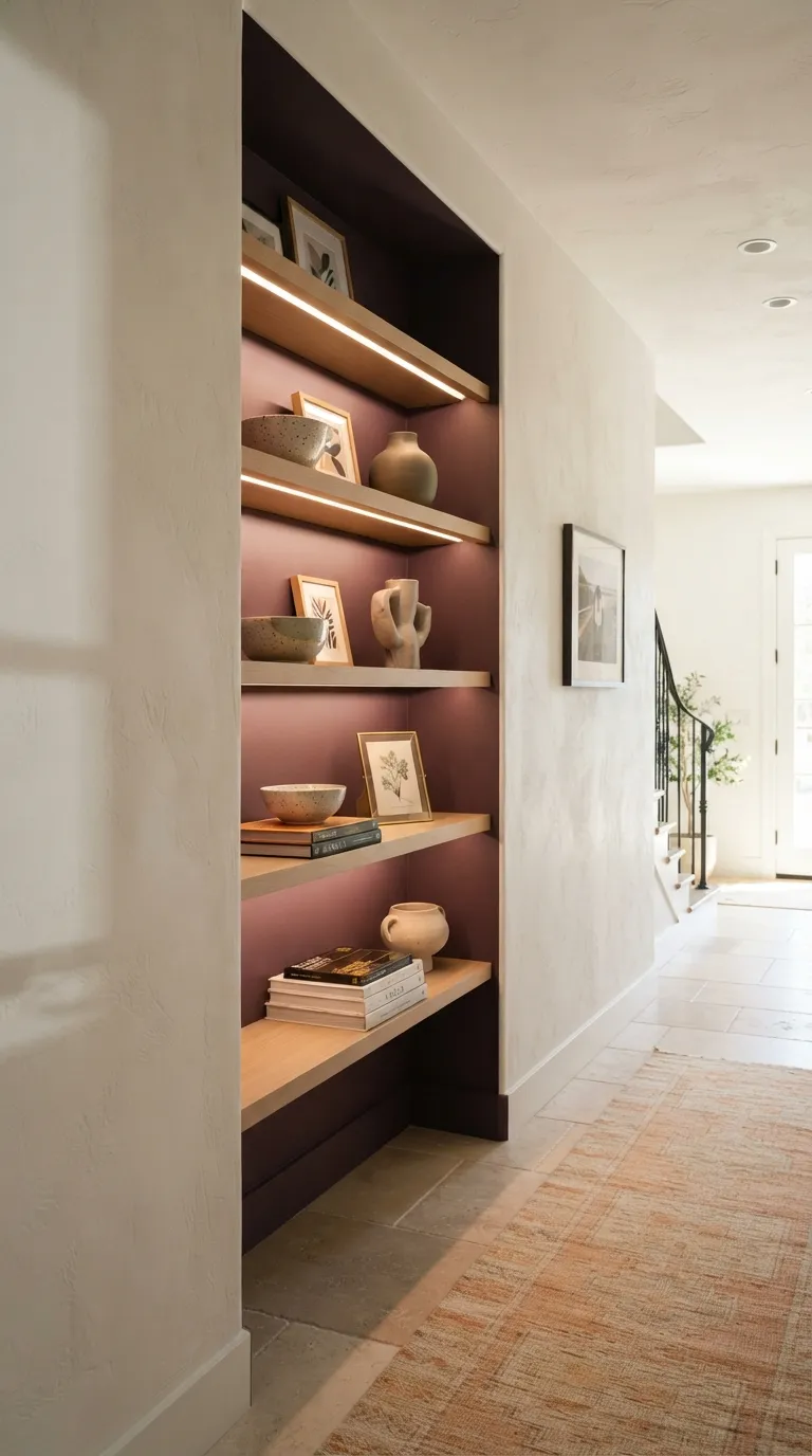 hallway lighting ideas for a cozy home Cove Shelf Glow