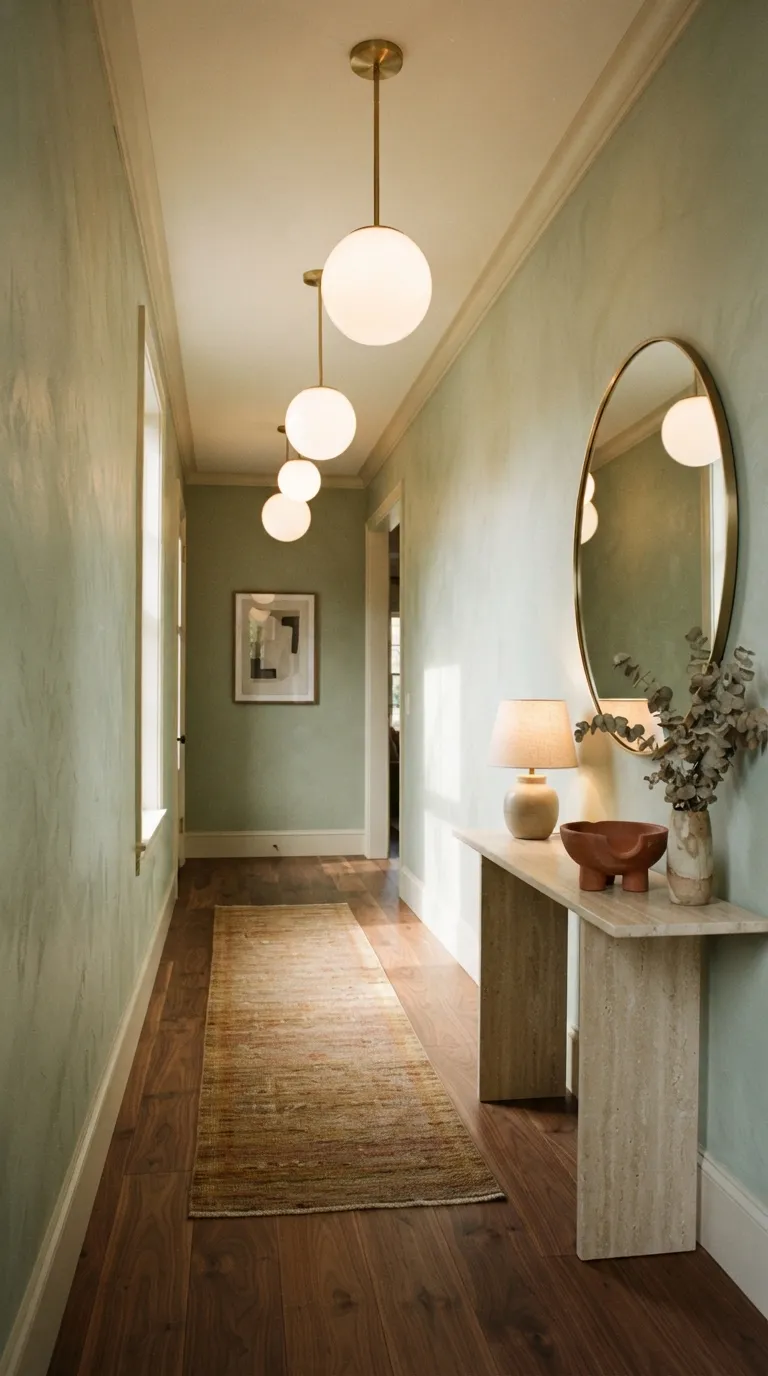 hallway lighting ideas for a cozy home Glass Globe Fixtures