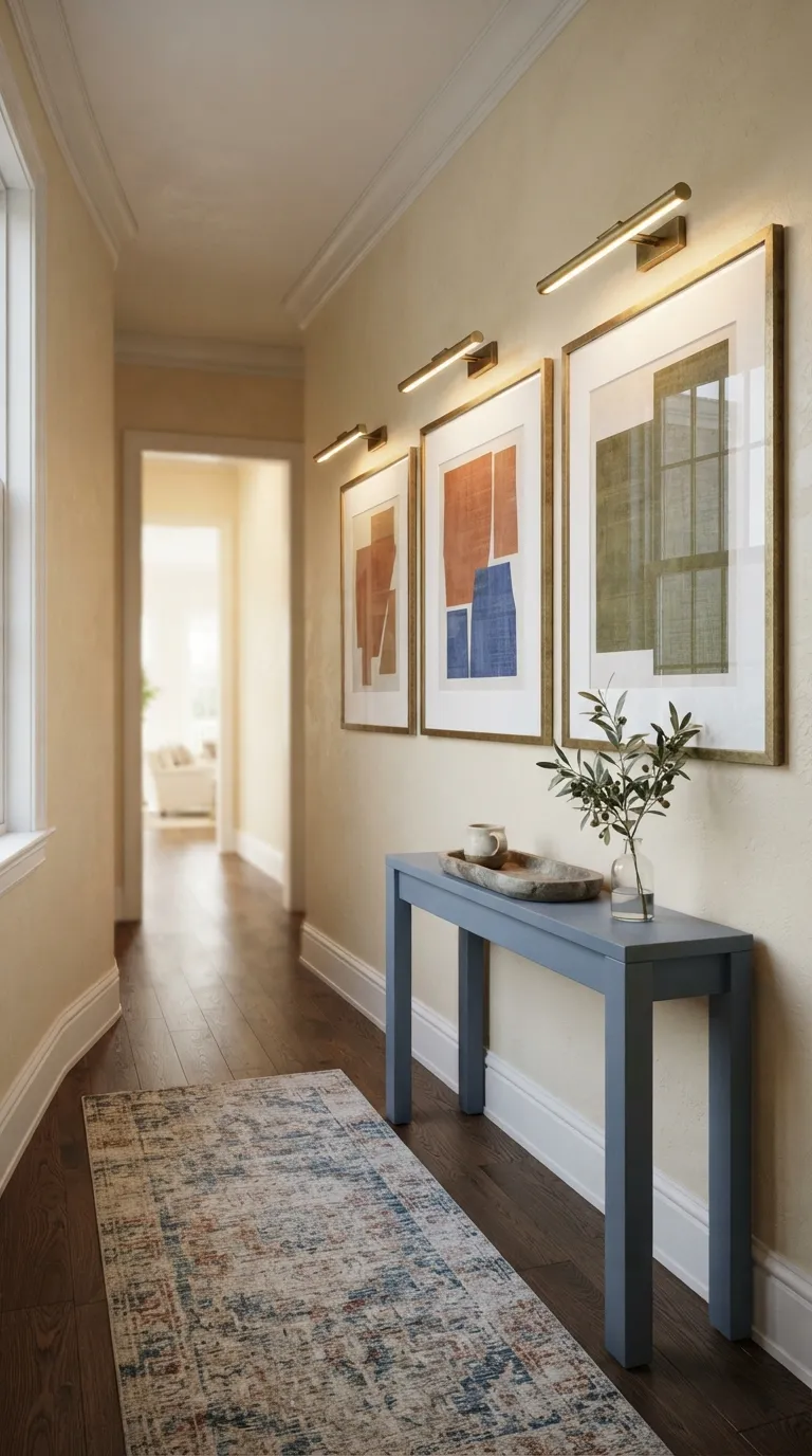 hallway lighting ideas for a cozy home Picture Light Accents