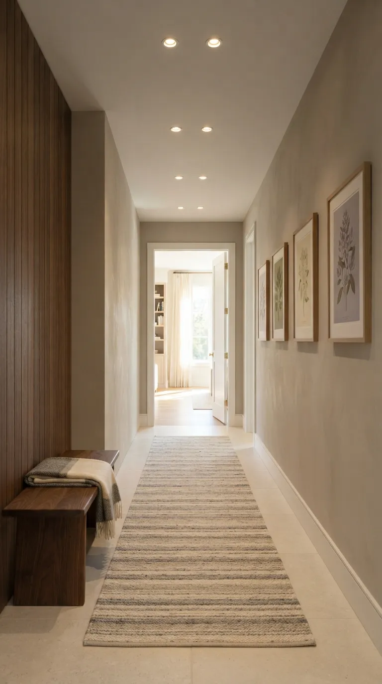 hallway lighting ideas for a cozy home Recessed Ceiling Layers
