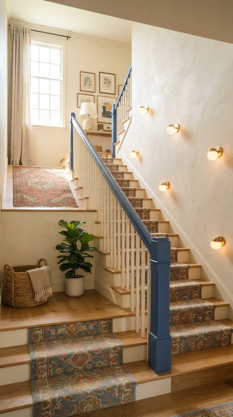 hallway lighting ideas for a cozy home Stairway Light Rhythm