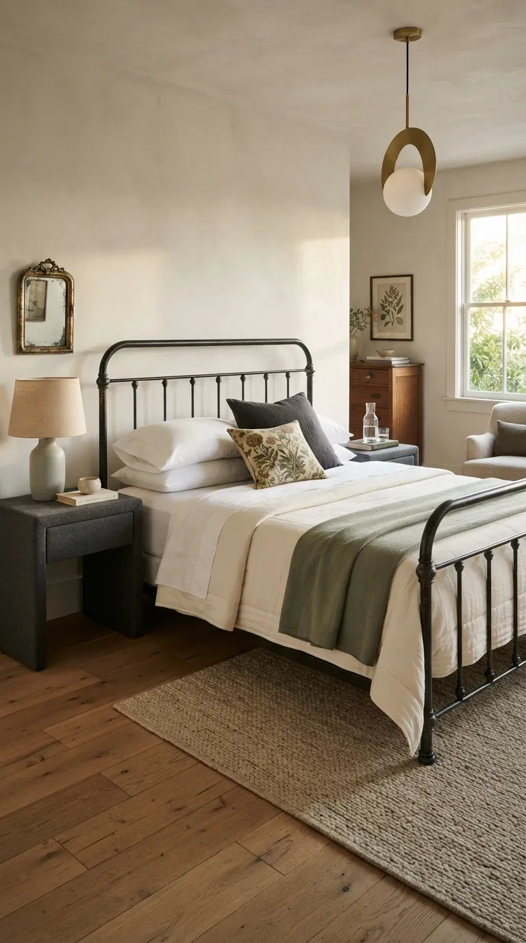 how to decorate with vintage finds Mix Old And New