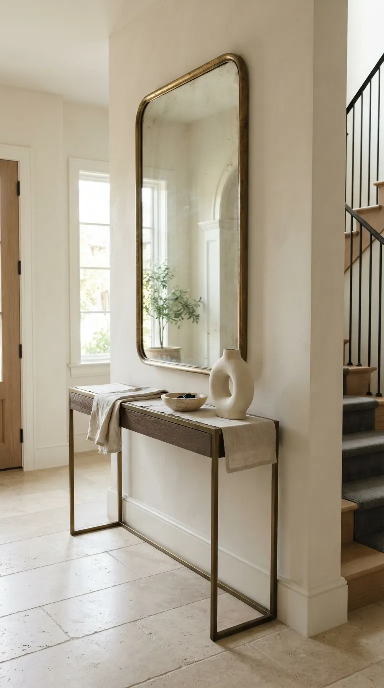 how to decorate with vintage finds Pair Vintage Mirrors