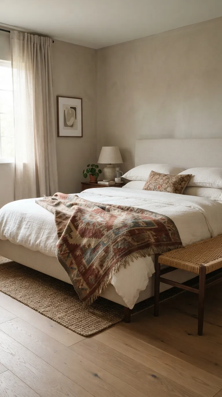 how to decorate with vintage finds Try Vintage Textiles