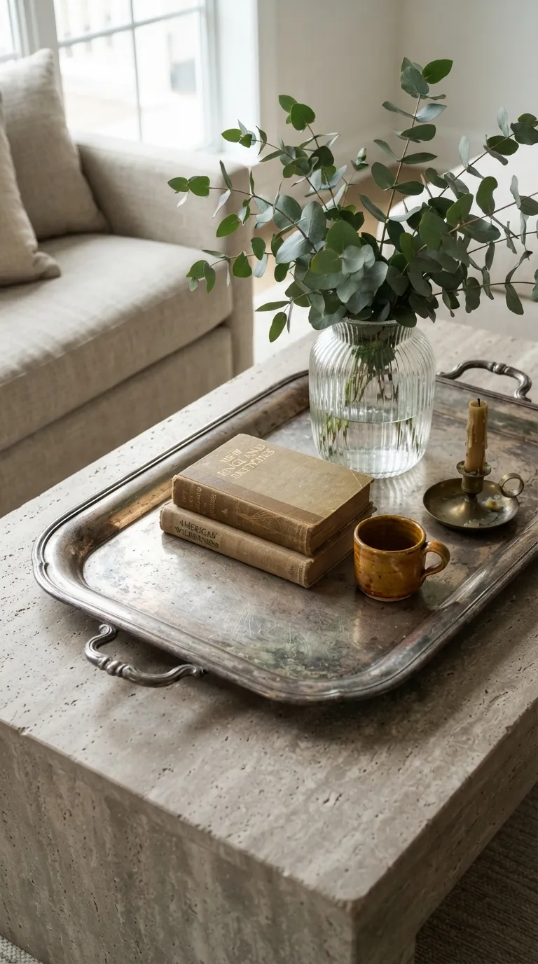 how to decorate with vintage finds Use Old Trays