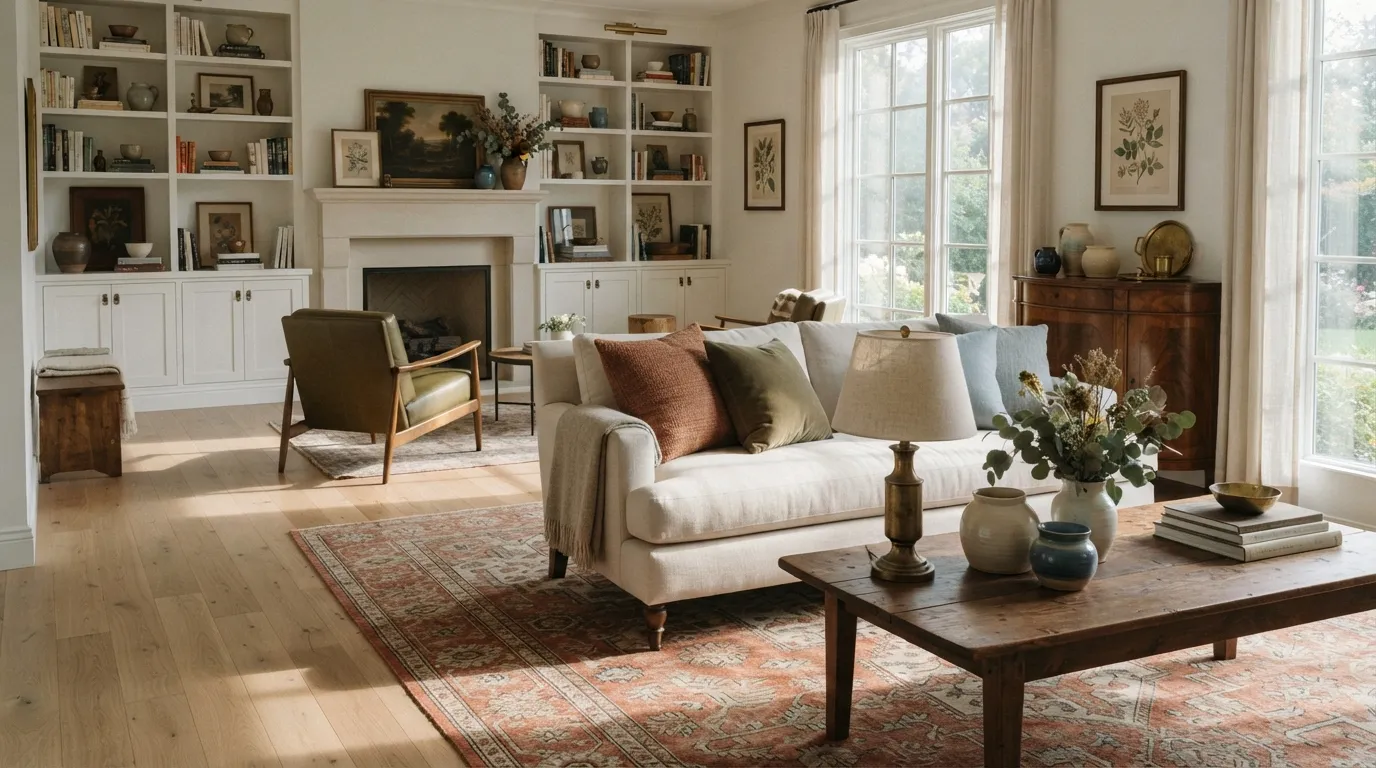 how to decorate with vintage finds