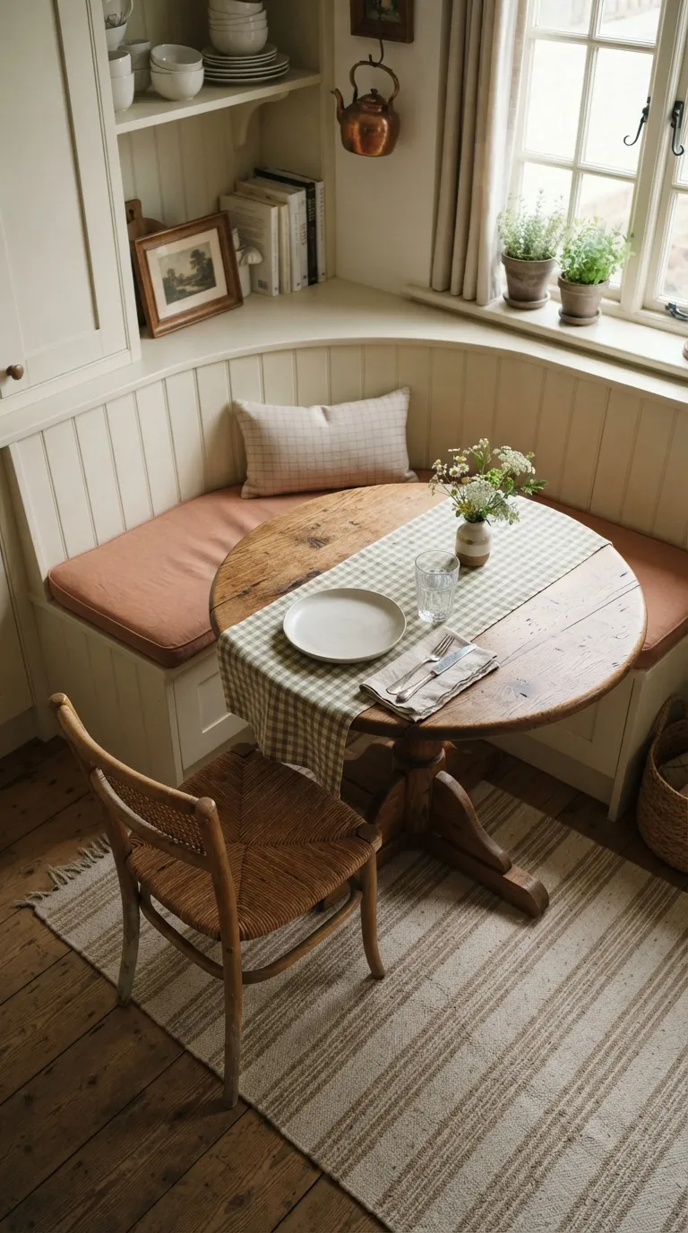 how to decorate your home in cottagecore style Add Gingham Accents