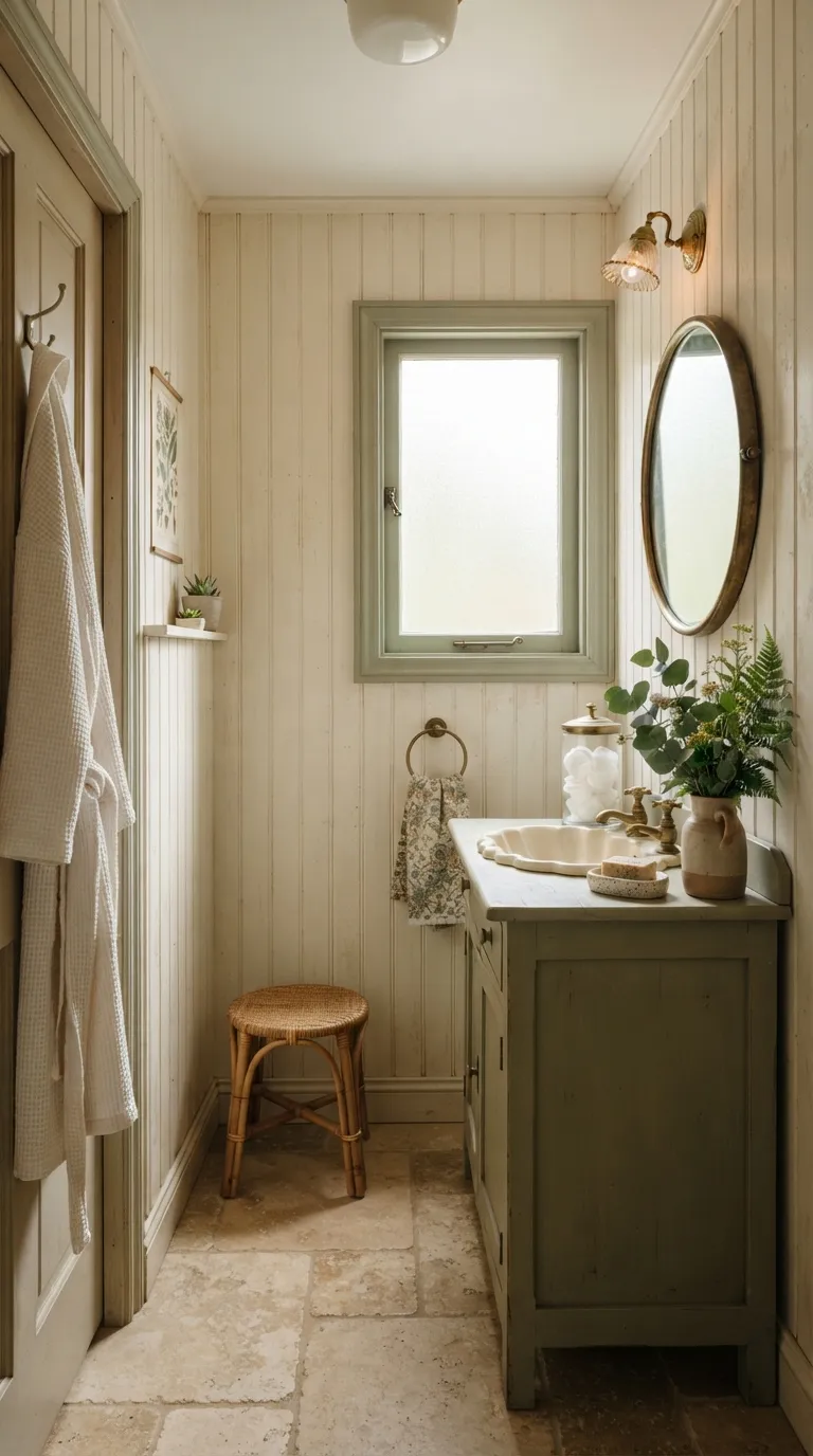 how to decorate your home in cottagecore style Create a Cottage Bathroom