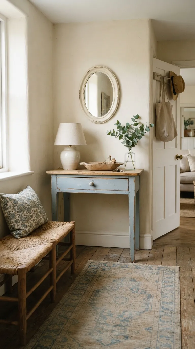 how to decorate your home in cottagecore style Use Painted Cottage Furniture