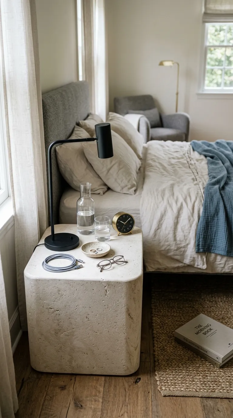 how to make a guest room feel like a hotel Bedside Essentials