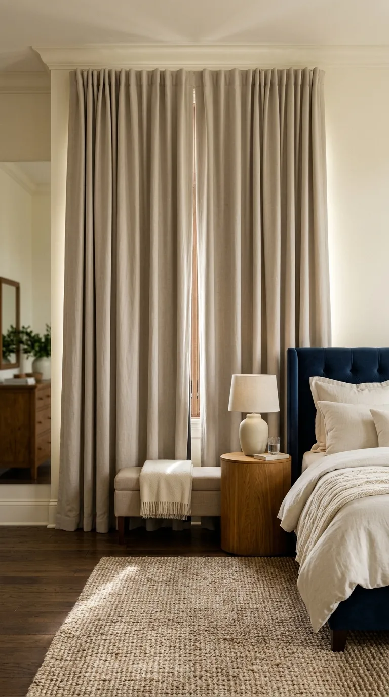 how to make a guest room feel like a hotel Blackout Window Treatments