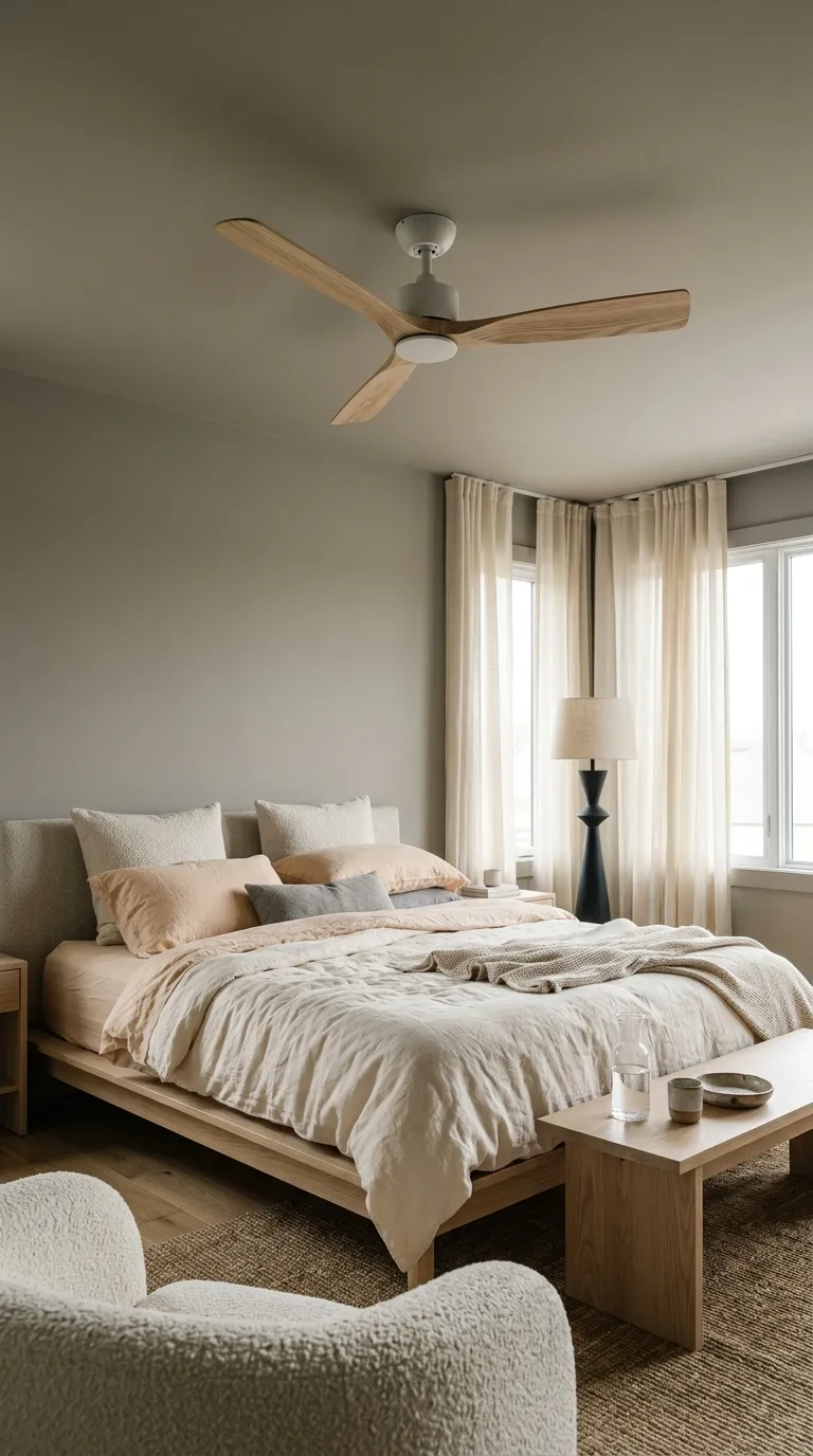 how to make a guest room feel like a hotel Quiet Ceiling Fan