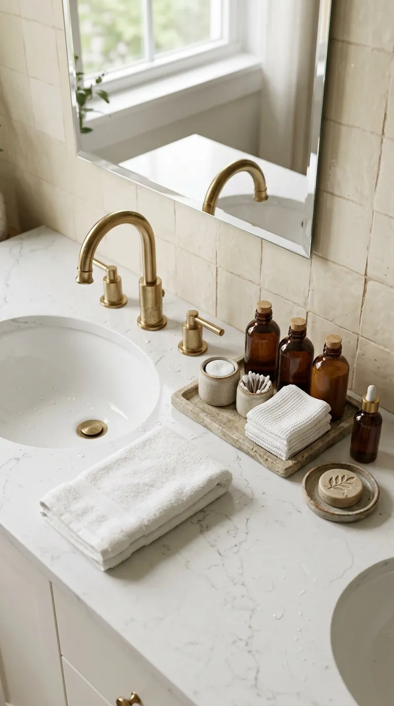 how to make a guest room feel like a hotel Simple Guest Toiletries
