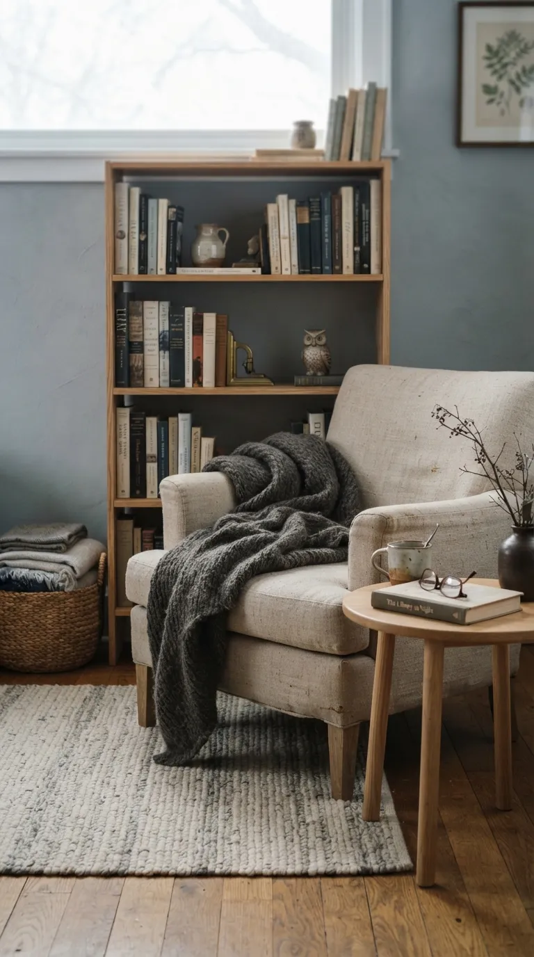 librarian home aesthetic Layer Linen And Wool