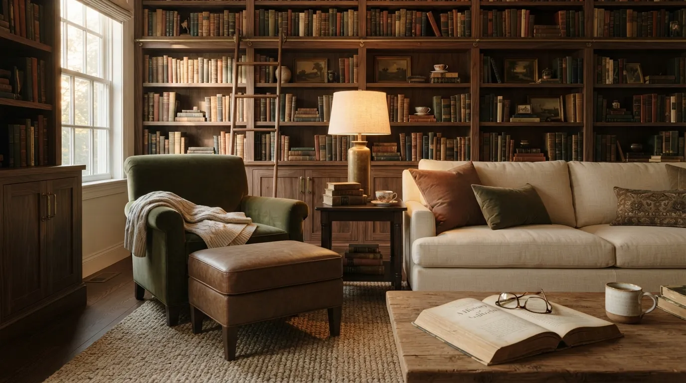 librarian home aesthetic